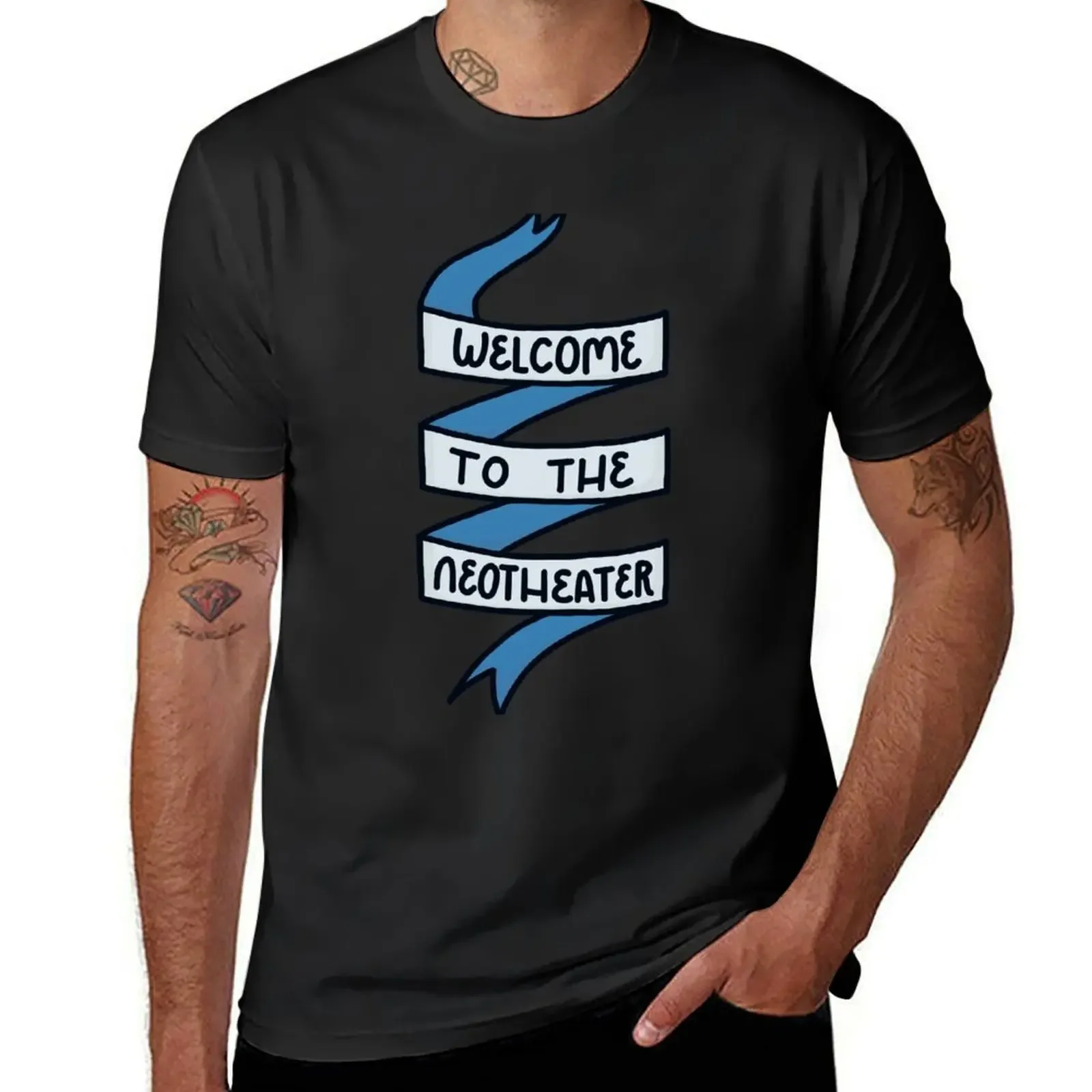 Welcome to the Neotheater T-Shirt vintage clothes shirts graphic men t shirt