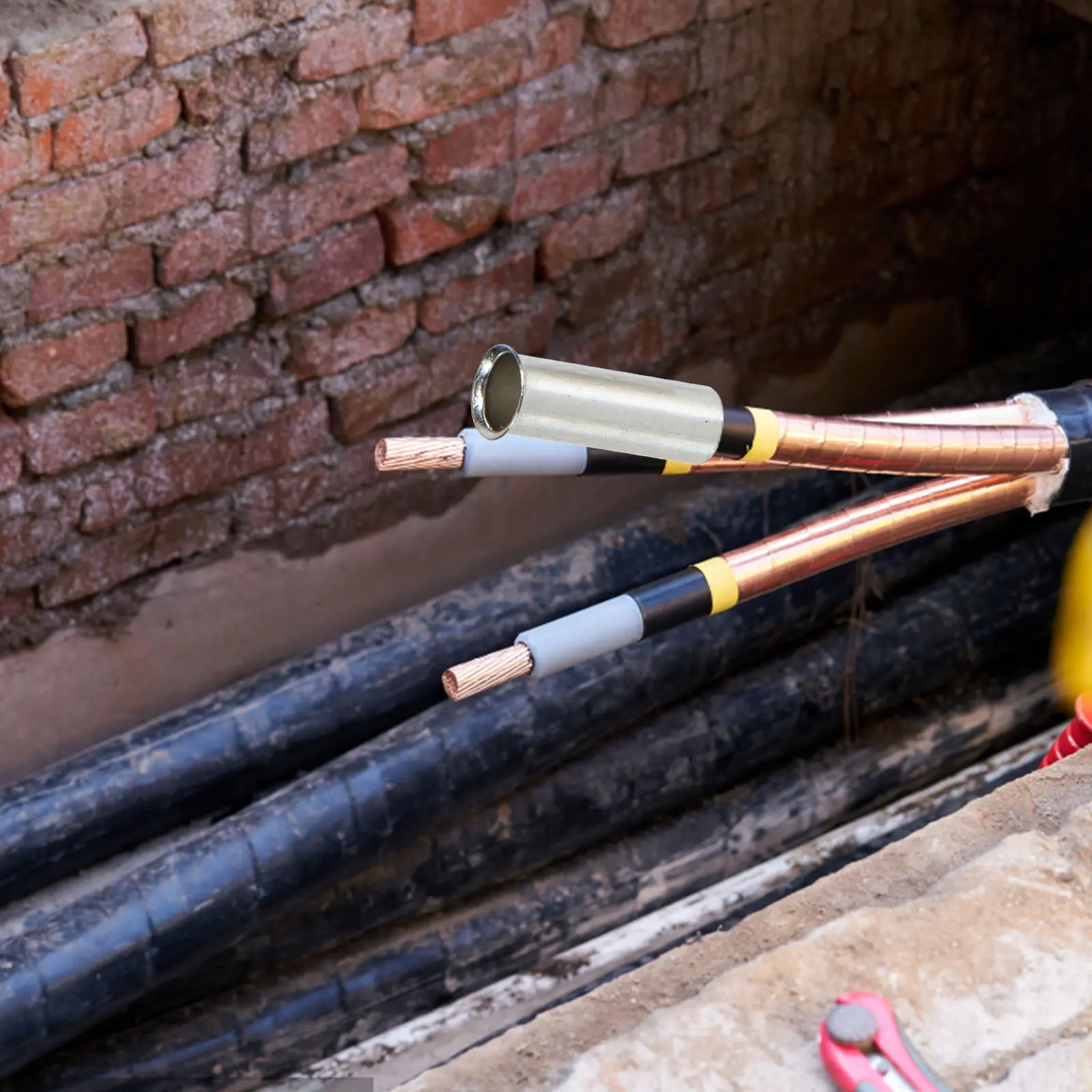 

600 шт. неизолированных кабельных наконечников, обжимных соединителей для ремонта электропроводки, комплект для сращивания