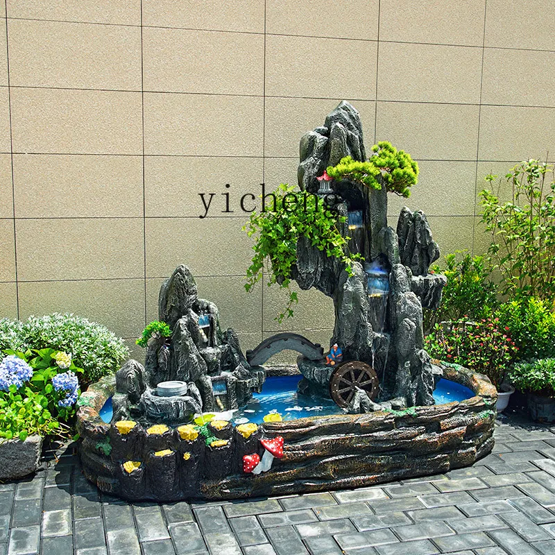 YFY entry water system landscape water decoration outdoor garden courtyard landscaping rockery water ornaments