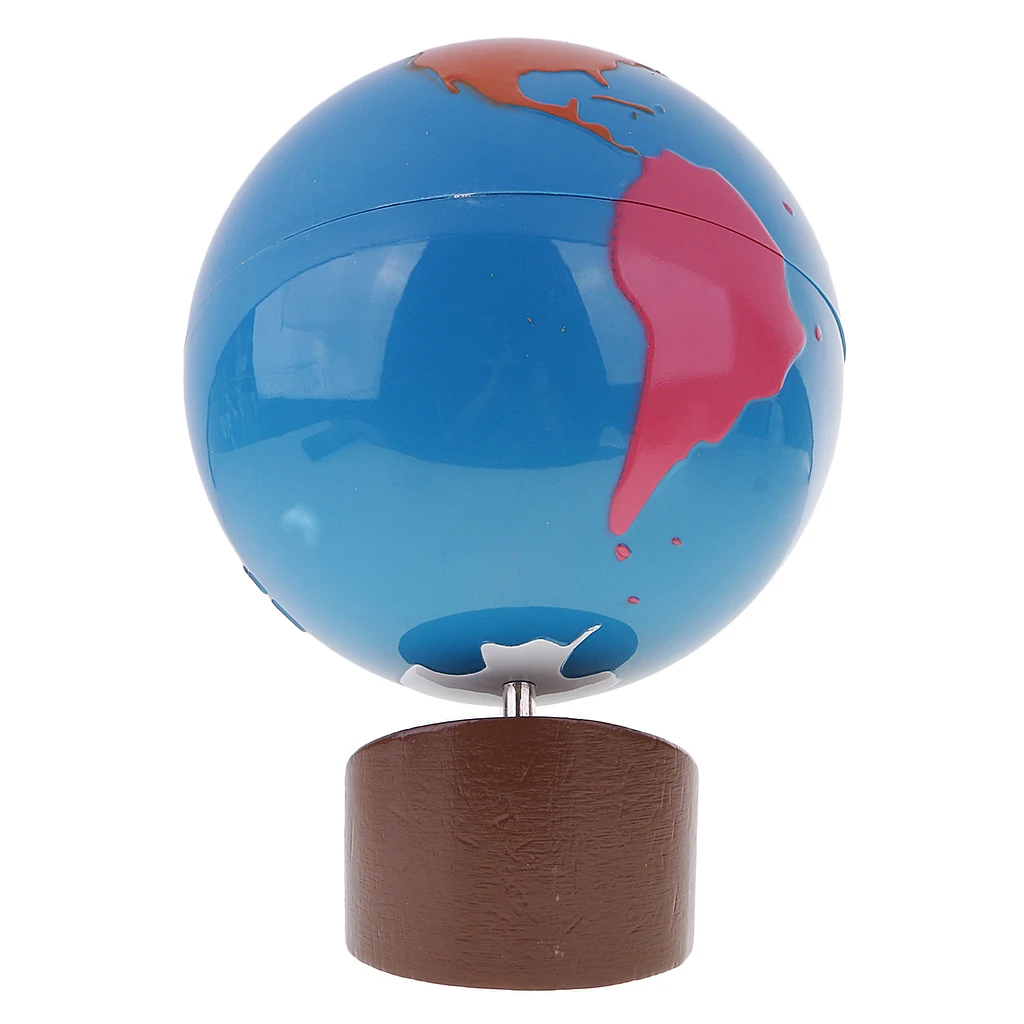 Montessori Globes Sphere - ของเล่นเพื่อการศึกษาภูมิศาสตร์สําหรับเด็กวัยหัดเดิน