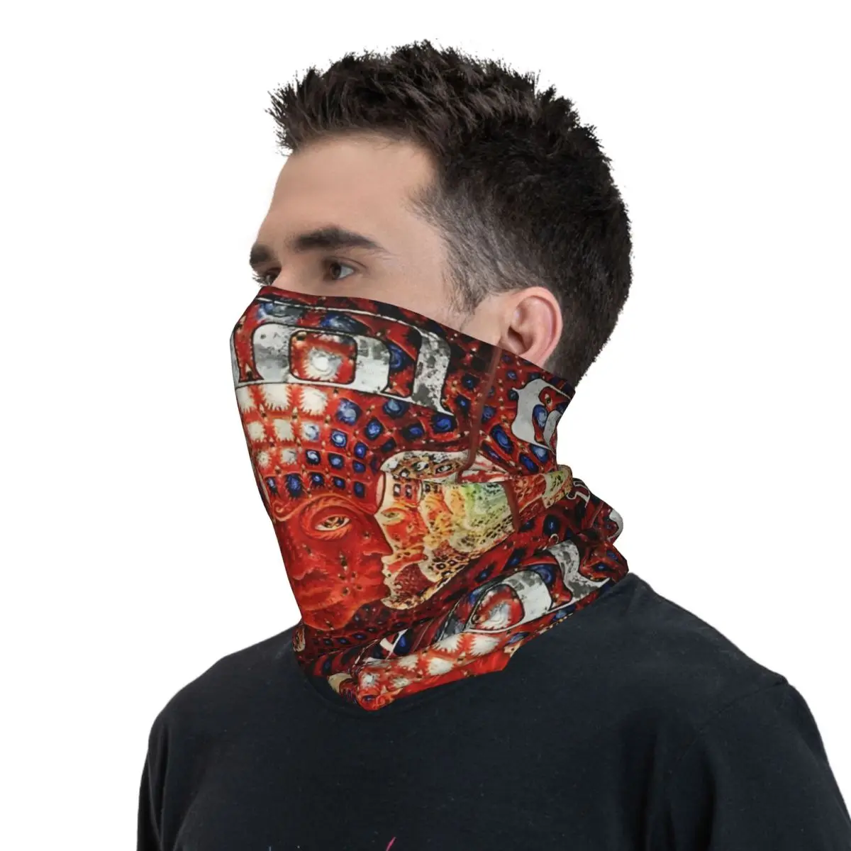 10000 Dino Tool Band Neck Gaiter Face Scarf Cover Neck Gaiter Men Women Bandana Scarf Thin Summer