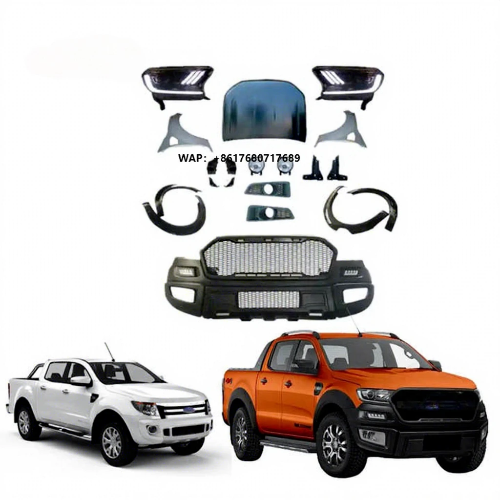 

Front Bumper Upgrade Kit for Ranger T6 to Raptor Facelift Accessories for Ranger T6 to Raptor Conversion Kit Bodykit