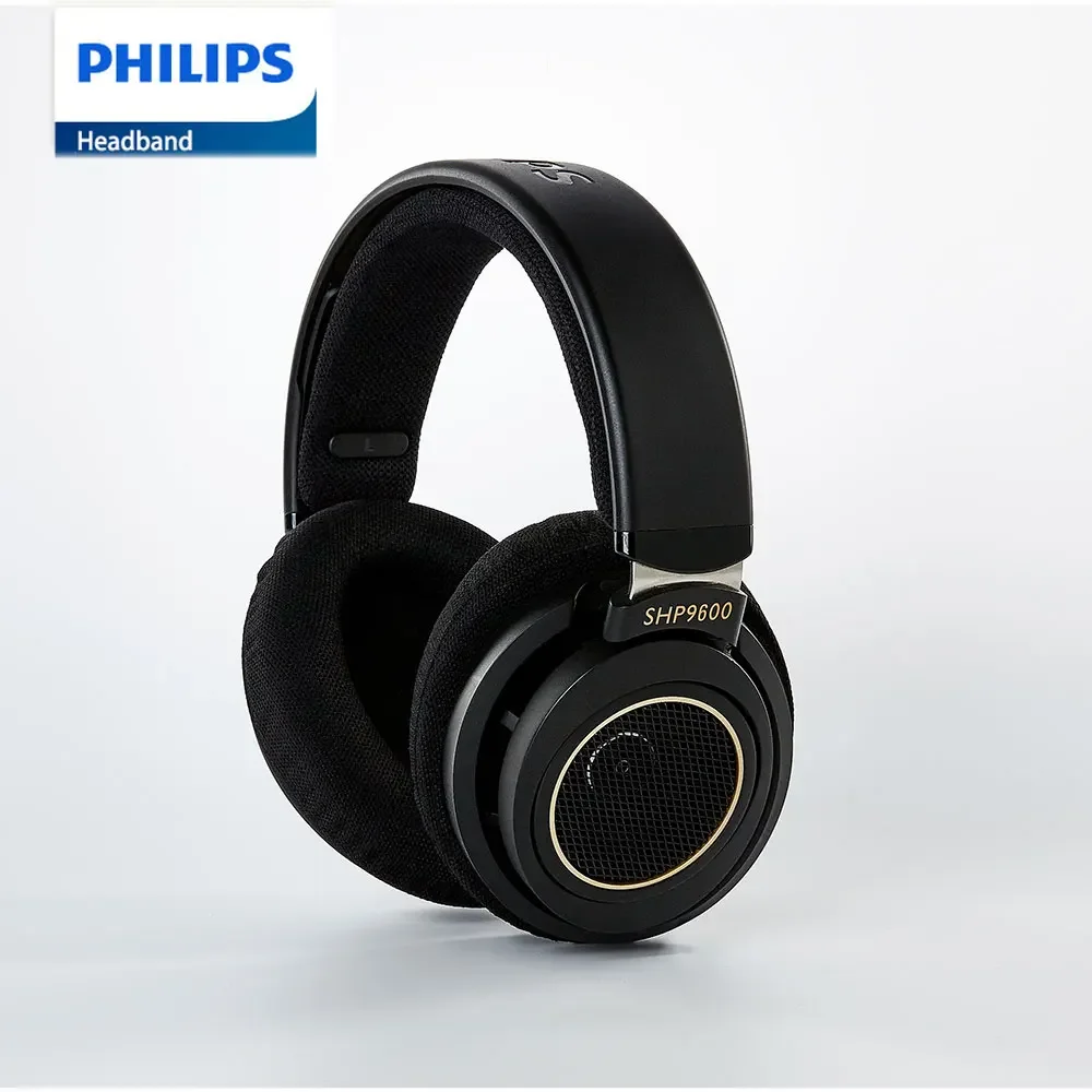 Philips SHP9600 Wired Gaming Headphone HIFI Stereo Earphone PCs Tri-band Equalized 3.5mm 6.3mm Universal Headset SHP9500 Upgrade
