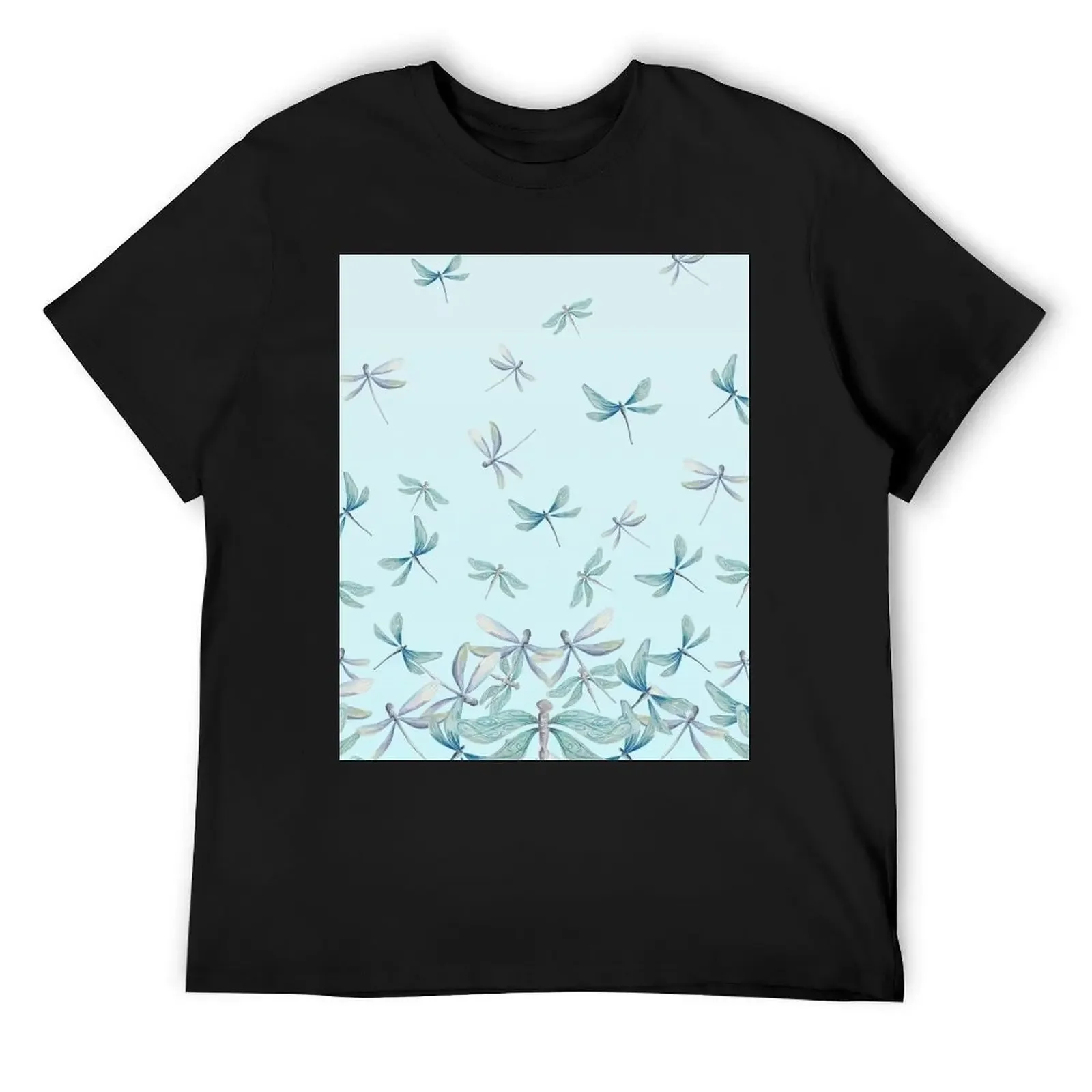 Dragonfly Blue T-Shirt new edition essential t shirt fitted t shirts for men