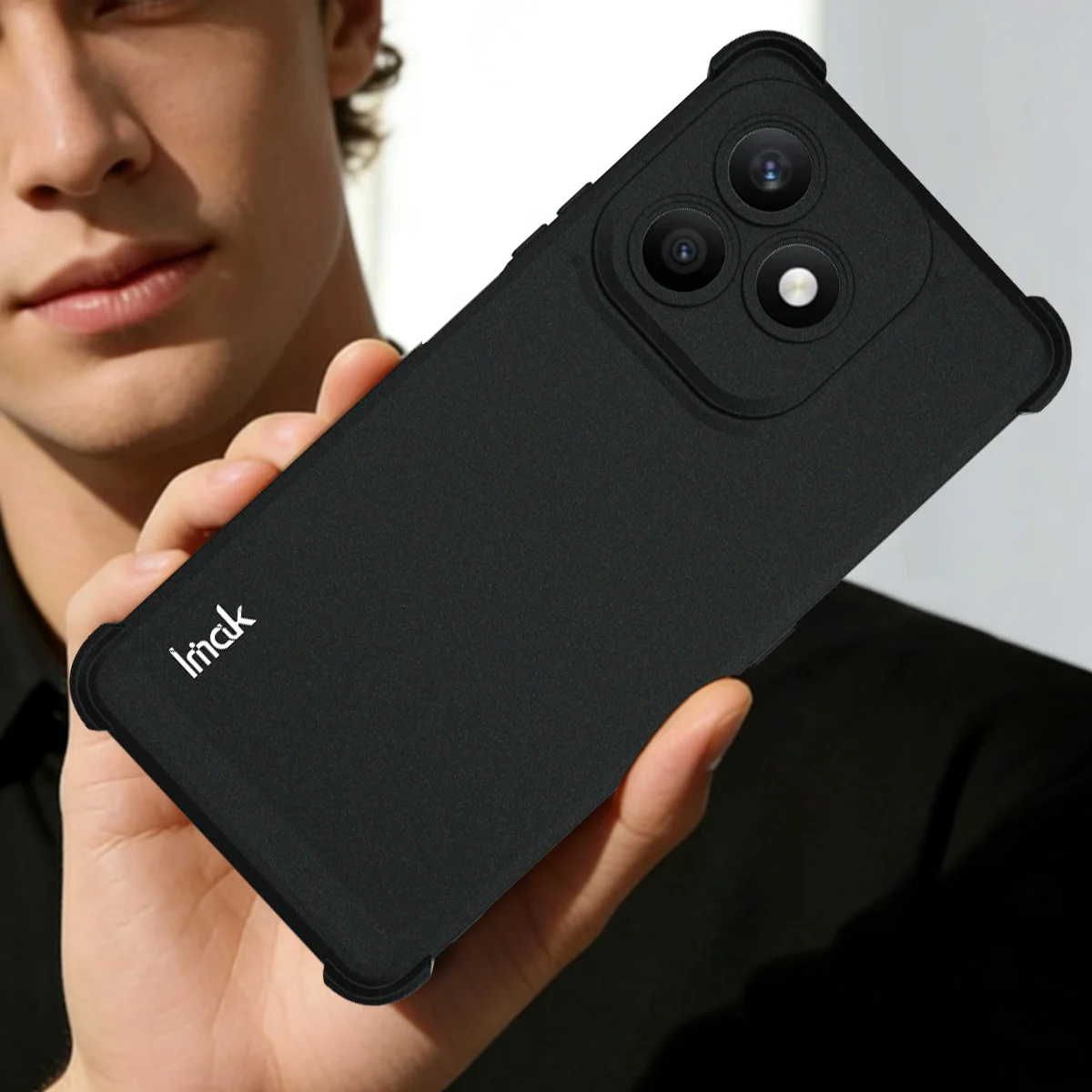 Funda protectora Imak Drop Fall Protection para Huawei Pura 90 Pro Max Mate 80 Honor Win RT X8d X70 X9d Magic 8 Pro, carcasa suave de TPU