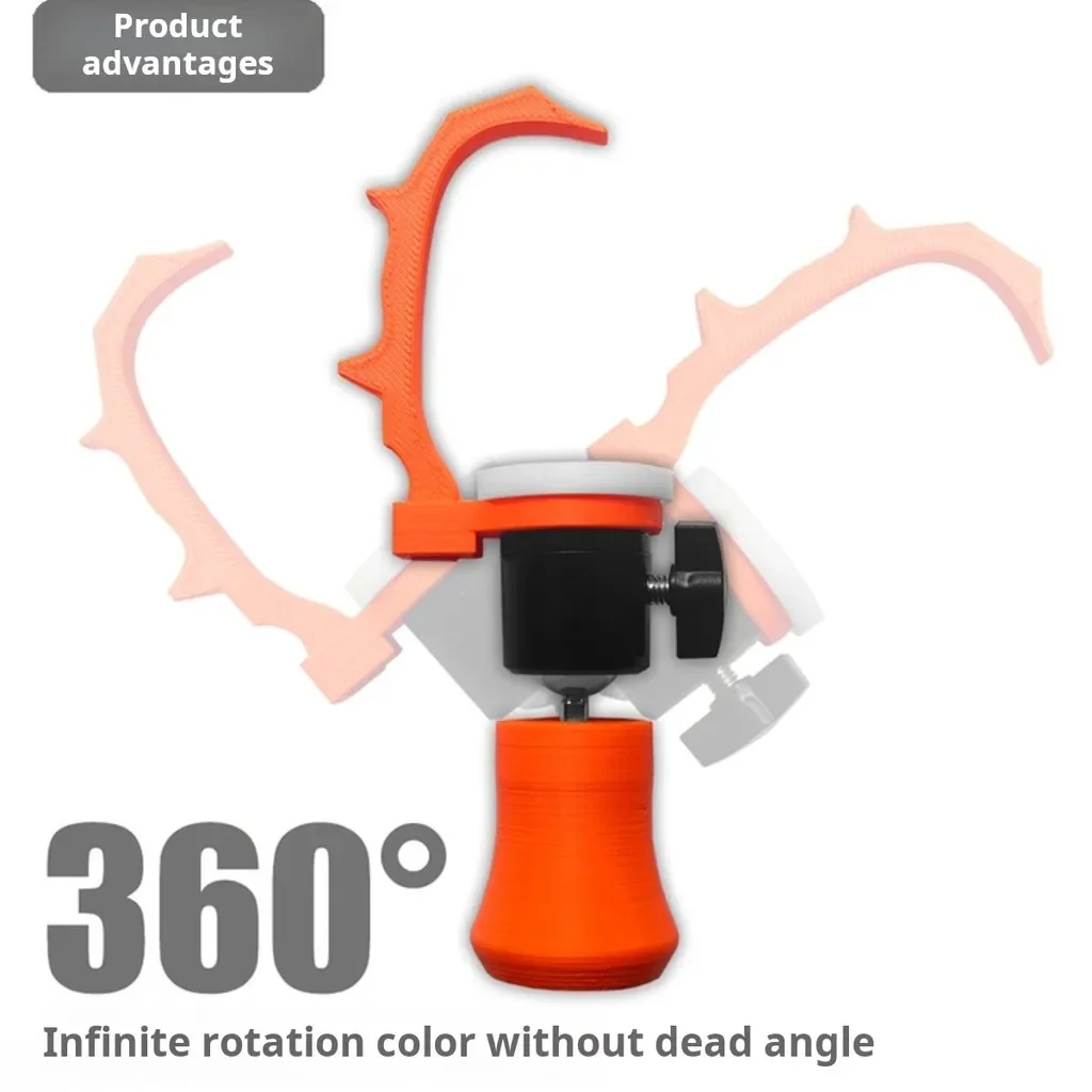MSWZ MS071 Handheld Painting Bracket 360° Stepless Rotation Stable Holder for Gundam Military Miniature Model DIY Precision Tool
