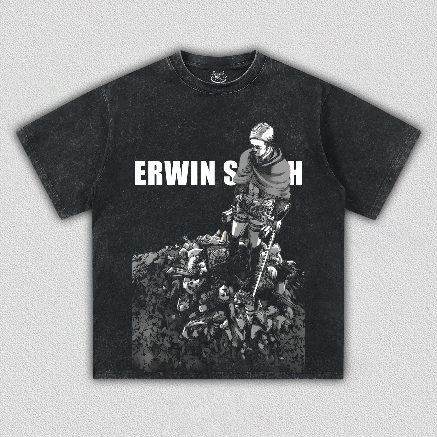 attack-on-titan-erwin-smith-tee-mulheres-homens-algodao-manga-curta-oversized-y2k-harajuku-alta-qualidade-camiseta-macia-feminino-roupas-masculinas