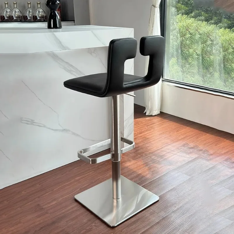 # Chaise de bar nordique moderne, minimaliste, tendance, hauteur réglable, chaise de bar de beauté, design ergonomique, meubles de salon