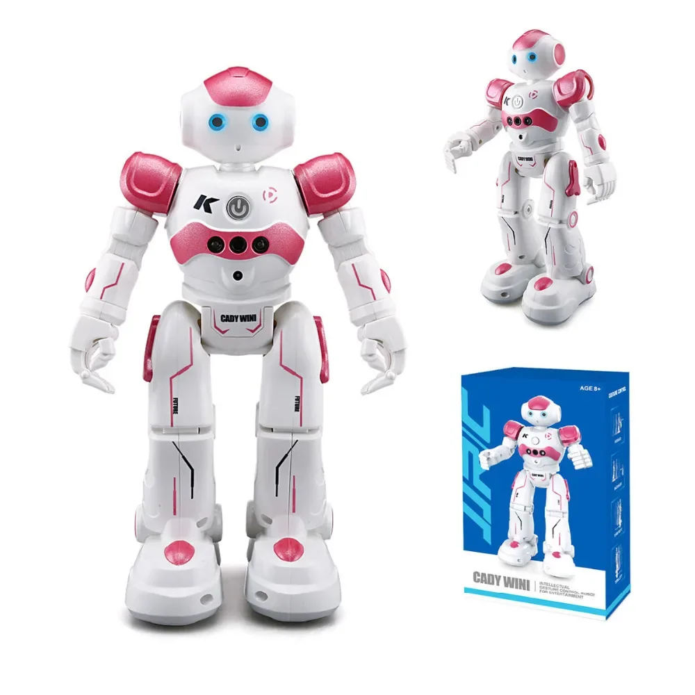 R2 USB Charging Dancing Gesture Control RC Robot Toy Intelligent Program for Children Kids Birthday Gift