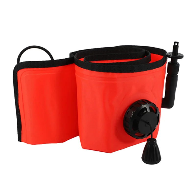 A18E-5X 1M الغوص نفخ SMB سطح إشارة علامة العوامة الرؤية تعويم إشارة أنبوب السجق، الأحمر #3