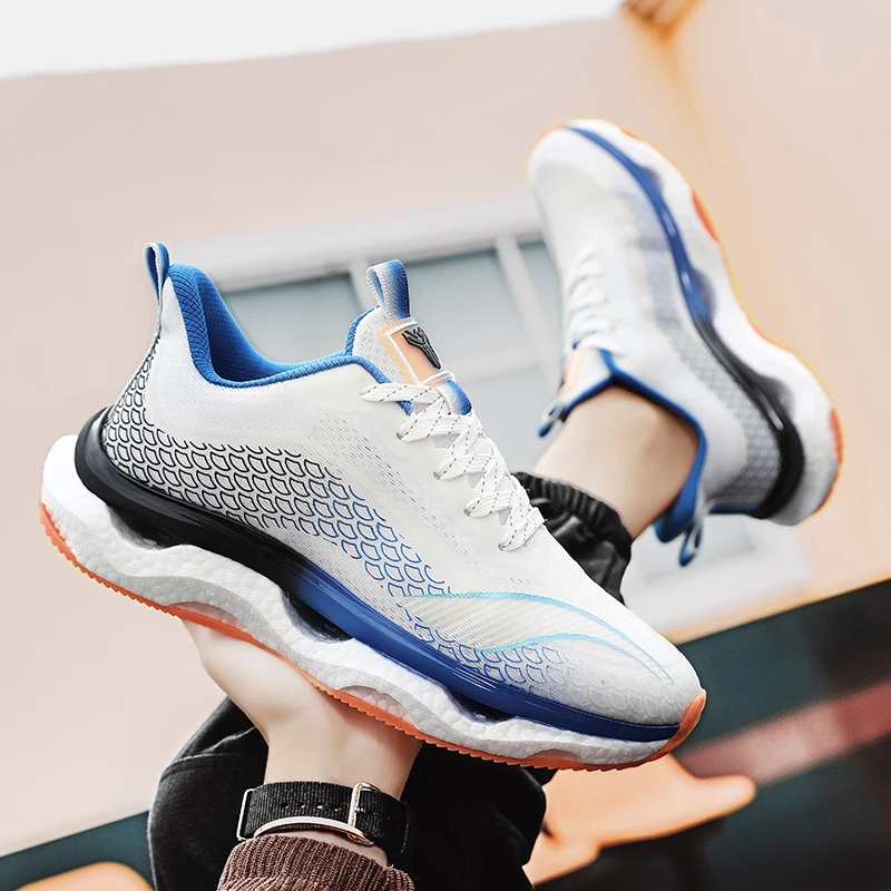 All-match Chunky Running Shoes Men Mesh Sneakers Men Breathable Sports Jogging Shoes Outdoor Travel Walking Shoes Male Footwear