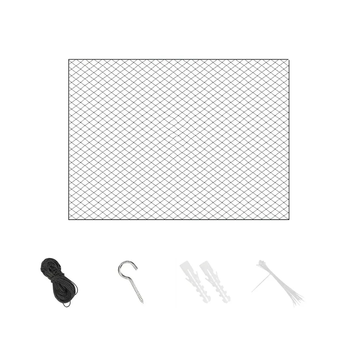 ABDD HOT  Cat Netting Balcony, 10x13ft Steel Wire Reinforced Balcony Screen for Pets, Anti-Fall Pet Mesh Fence Cat Safety Net