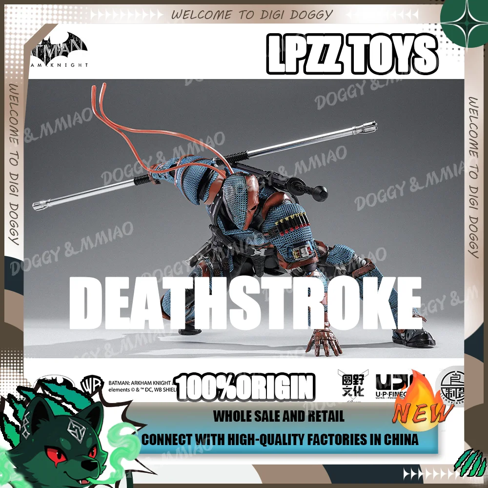 ألعاب LPZZ الأصلية الجديدة أركام نايت شخصية Deathstroke شخصيات الحركة X U-P-Finegures باتمان تيار مستمر تمثال سوبرمان متعدد الكون 1/12