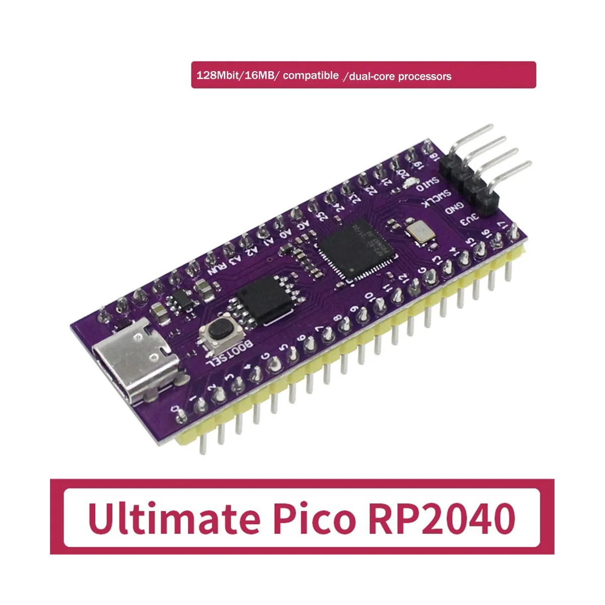 궁극의 RP2040 개발 보드, 피코 파이썬 마더보드 B 호환
