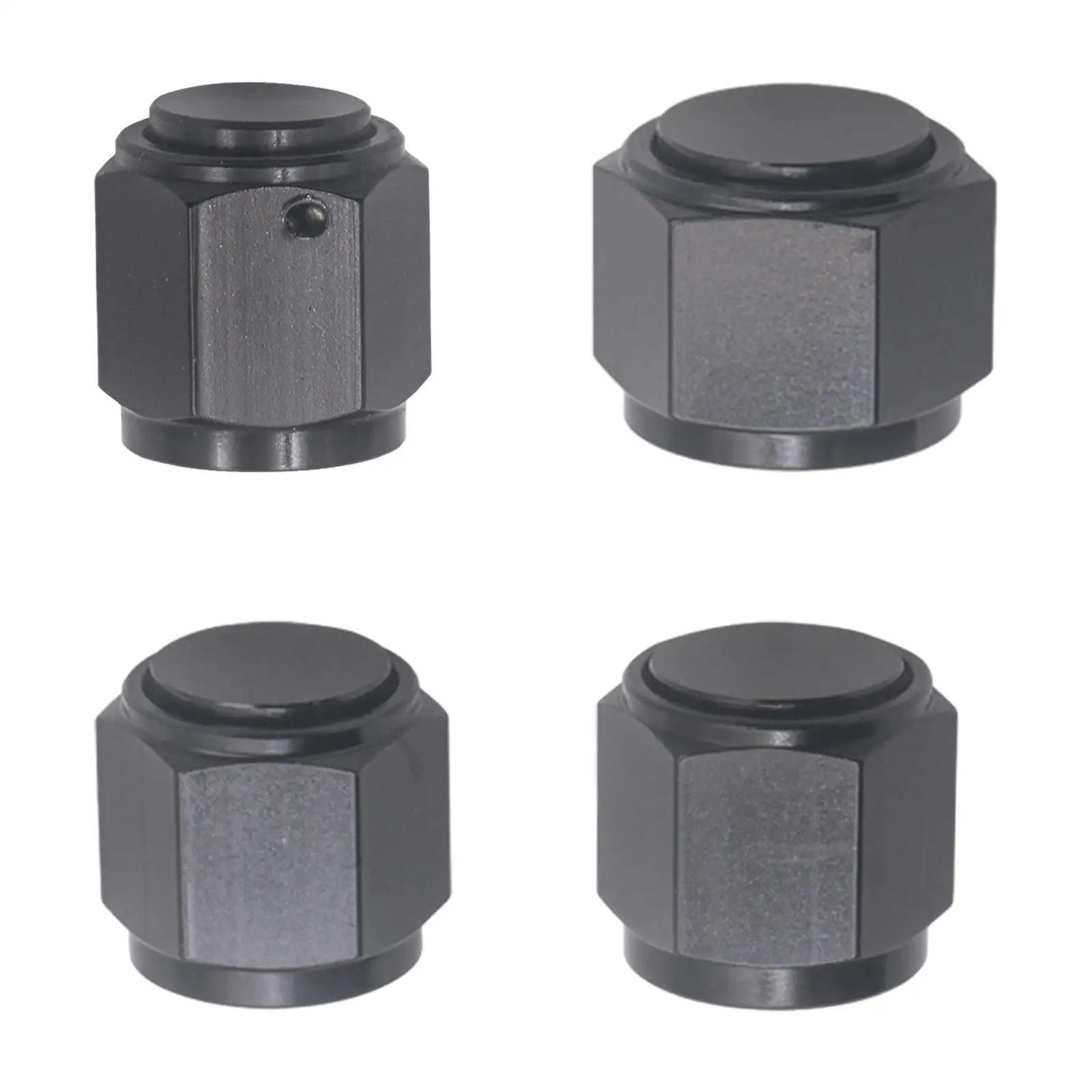 Universal Compatibility Aluminum Flare Cap Block Off Fitting Plug Adapter Fuel Tank Cap for Auto Upgrade