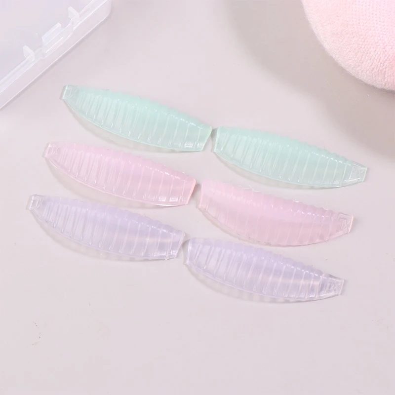 4 pares de silicone cílios perm almofada doce cor reutilizável lavável cílios modelador hastes cílios hastes ferramentas de maquiagem