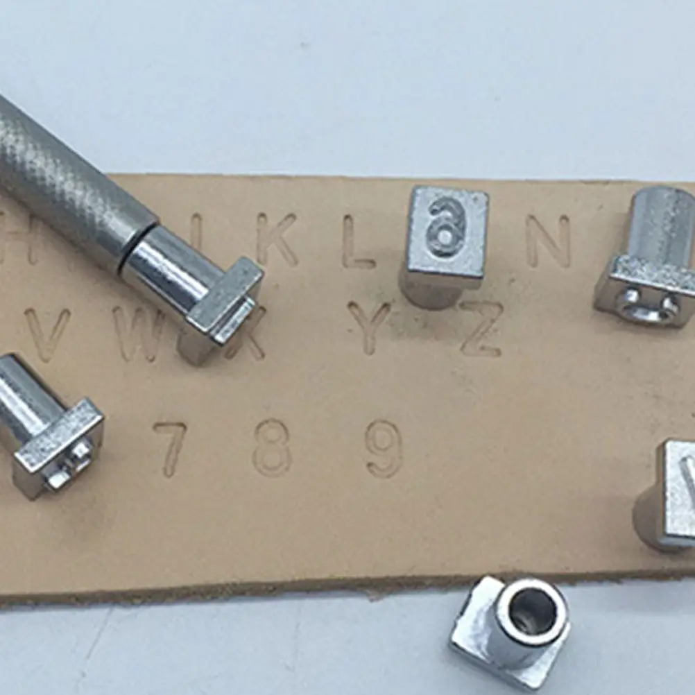 

37Pcs Professional Hardened Steel Letter Alphabet Punch Set for Metal Crafting Stamp DIY Name Marking