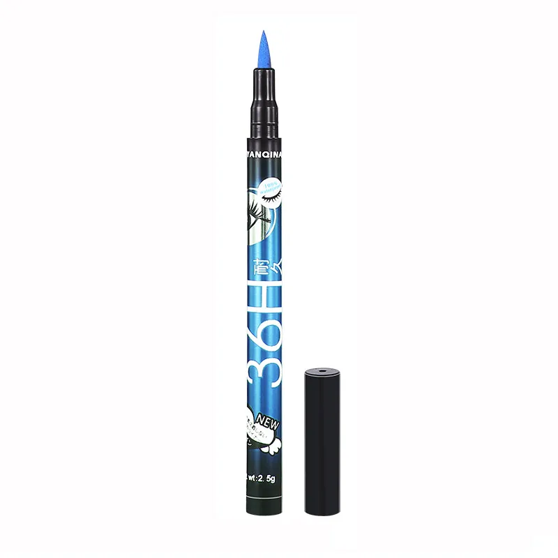 36H Waterproof Liquid Eyeliner Makeup Beauty Cosmetic Eye Liner Pencil Pen Portable Tools Accessories Brown/ Purple/ Black/ Blue