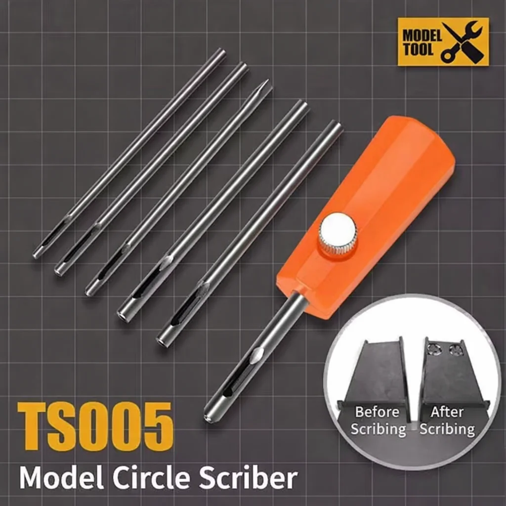 MSWZ TS005 Circular Reticle Plast Model Engrave Line Tools Masking Tape Cutting Tools for Model Hobby Building Tools DIY Cutter
