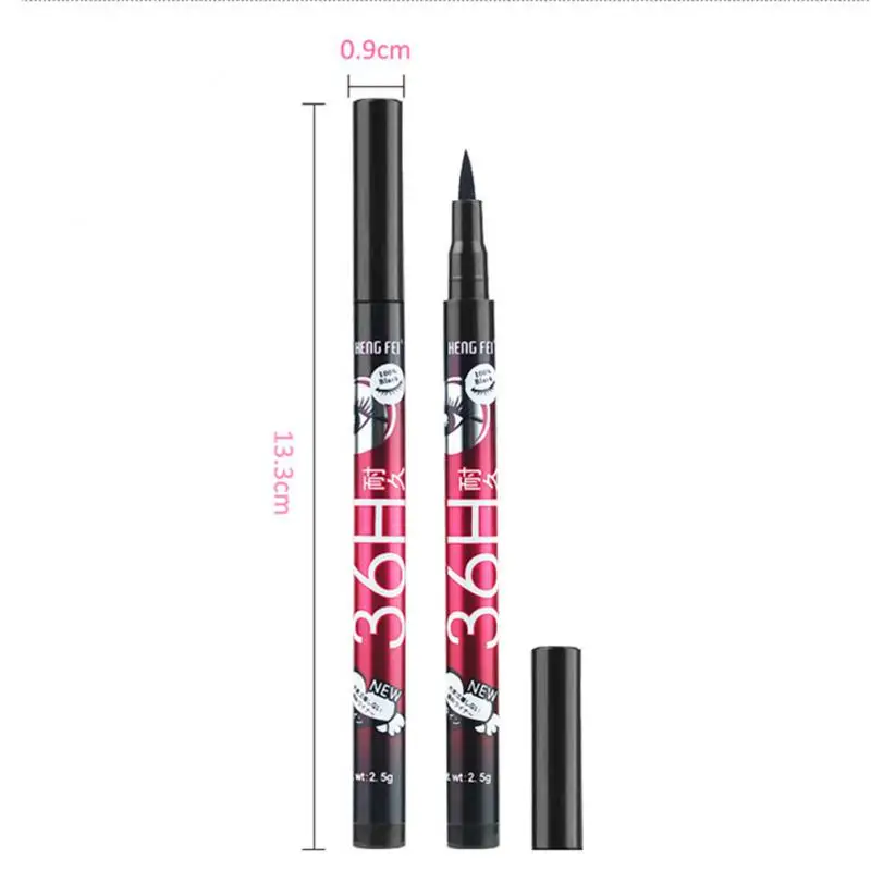 1PC Black Liquid Eyeliner Quick-drying Waterproof Long-lasting Liquid Eyeliner Pencil Eyeliner Makeup Eye Cosmetics Tool