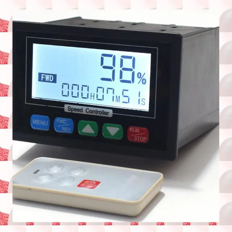 

Контроллер скорости двигателя постоянного тока ABGN DC10V-55V с ЖК-дисплеем и дистанционным регулированием скорости для различных двигателей