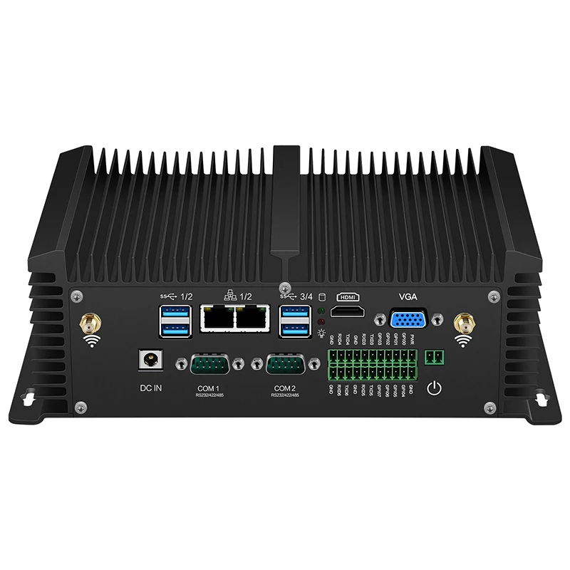 2026 Ip65 Linux I5 8250U 8GB RAM 256GB SSD WIIFI Embendded Industrial Computer Desktop Pc