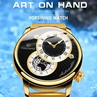 NEW FORSINING Men's Mechanical Watch Roman Digital Luminous Automatic Men Watches Waterproof Fashion Sports Man Clock