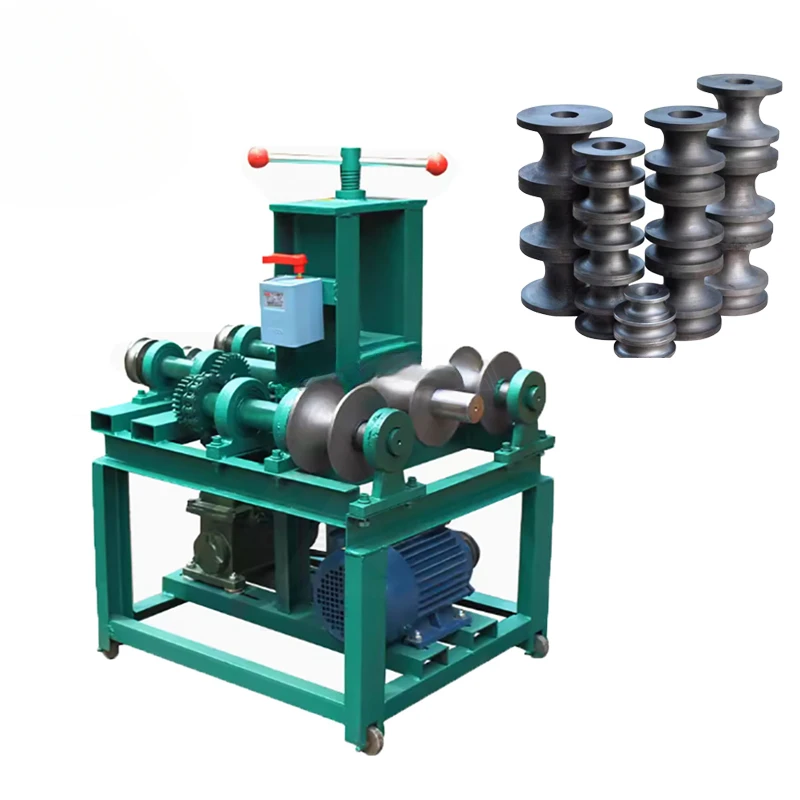 Vertical Stainless Steel Metal Pipe Round Bender Round Square Steel Bar Tube Pipe Bending Machine