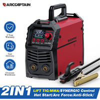 ARCCAPTAIN Semi-automatic Welding Machine 2 IN 1 Lift TIG MMA DC IGBT Inverter ARC Welder Portable 220V 200Amp for Home Beginner