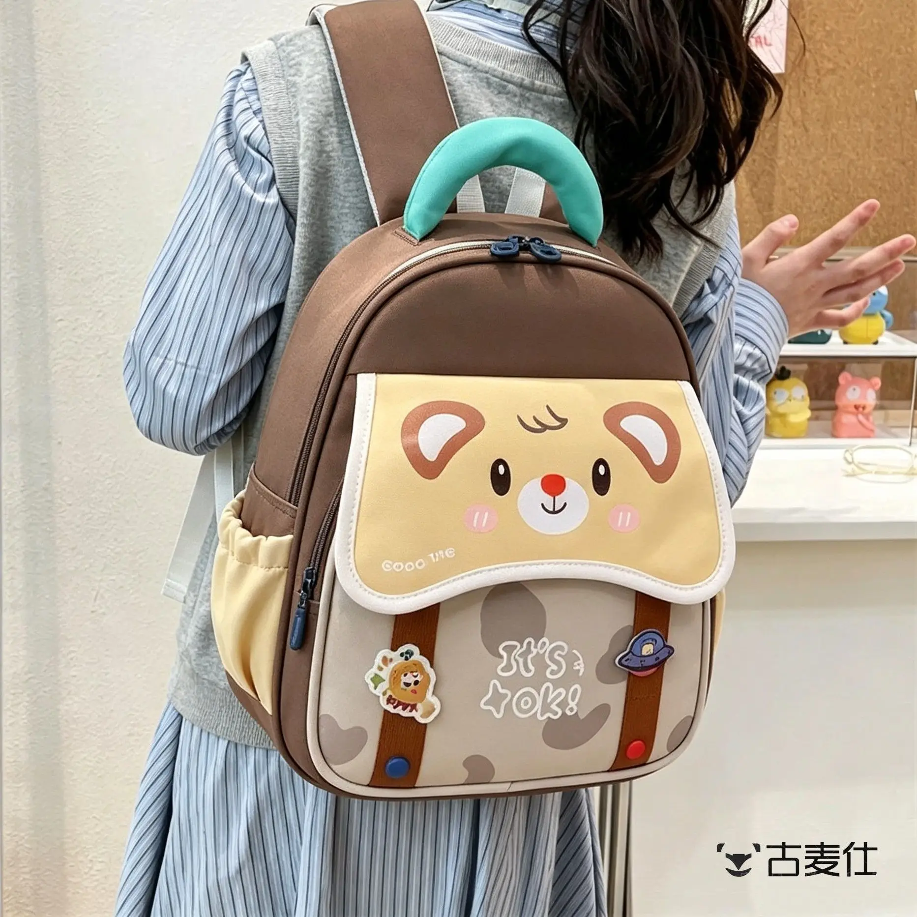 子供用リュックサック-2026年新作-軽量-可愛い-大容量-男の子-女の子-幼稚園児用-ダブルショルダーバッグ-スクールバッグ