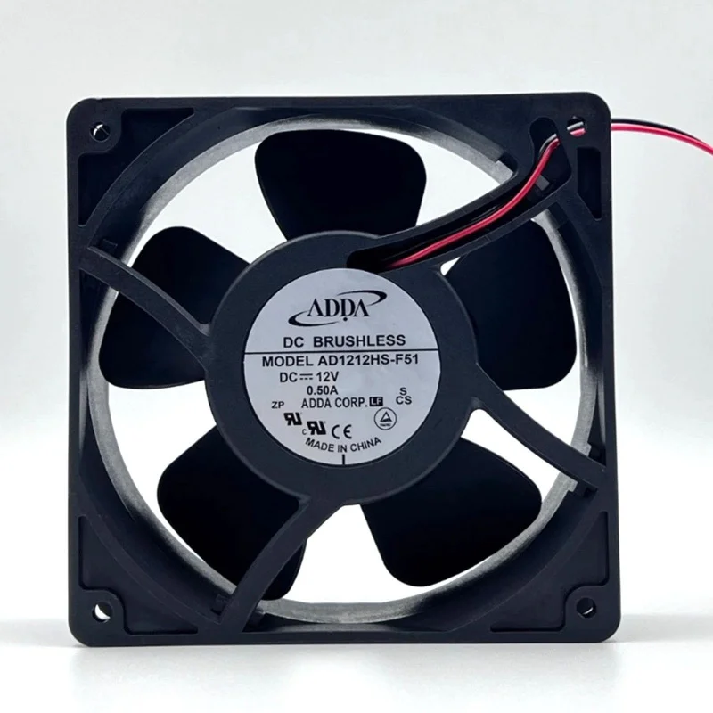 

Новый вентилятор охлаждения ADDA AD1212HS-F51 DC12V 0.50A, 2-проводной # QW