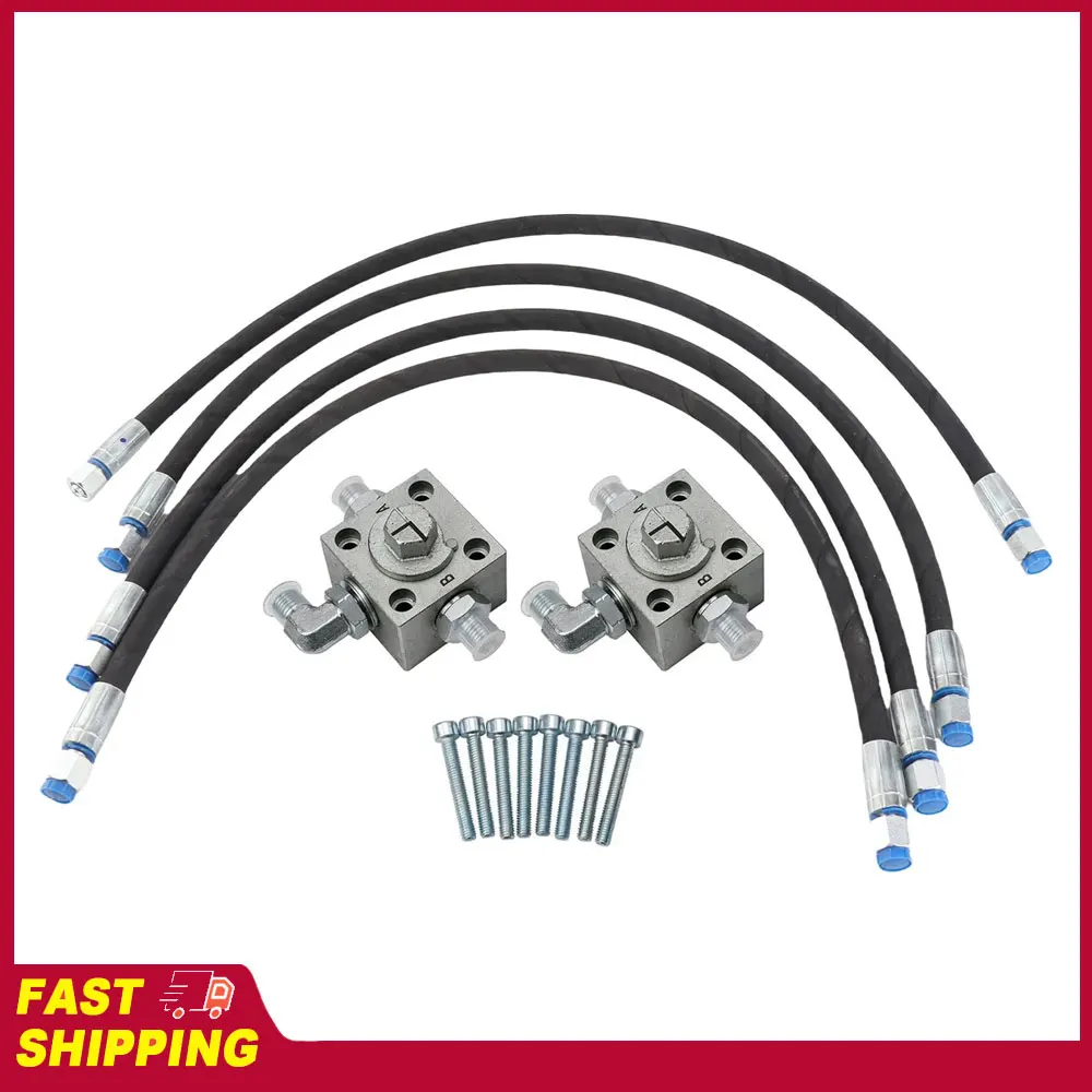 

Трехходовой распределительный клапан для экскаваторов (шланги в комплекте), инструмент для китайских экскаваторов 1-2 тонны, с гибким шлангом 31 дюйм