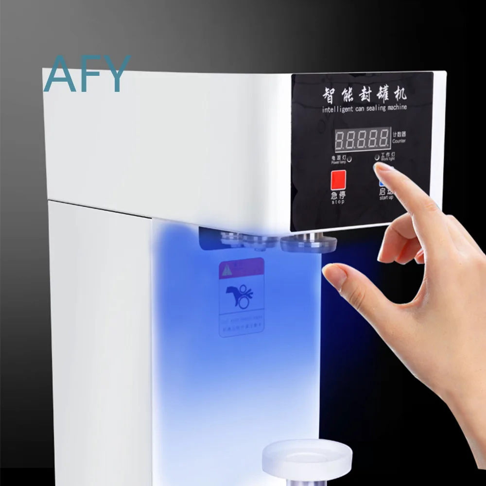 New Arrivals Can Sealing Machine for Automatic Beverage Sealer for Milk Tea Shop Cup Sealing Machine for Drinking Can Sealer