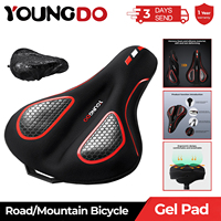 YOUNGDO Bike Seat Comfortable & Breathable Bicycle Saddle Cushion for MTB Mountain Road Bicycle Accessories Cycling Padded Cover