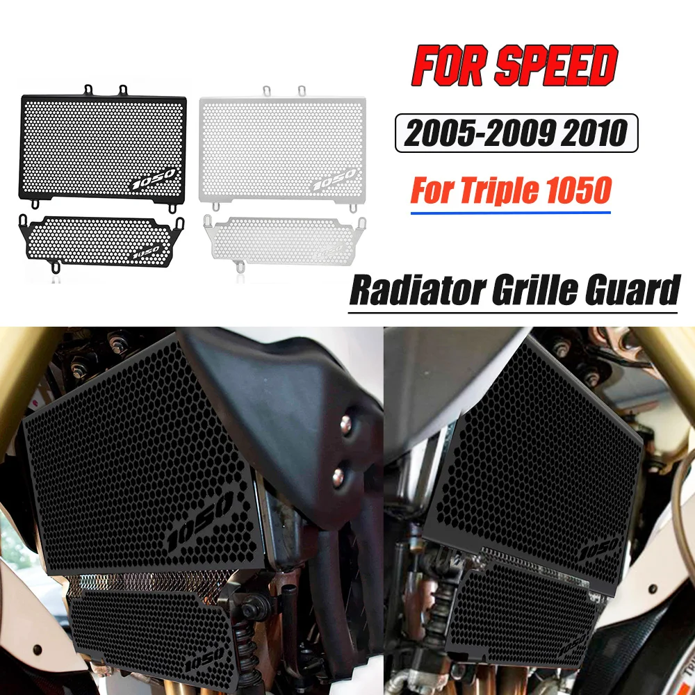 

Motocycle Radiator Grille Cover Water Tank Guard Protection FOR Speed Triple 1050 2005 2006 2007 2008 2009 2010 Speed Triple1050