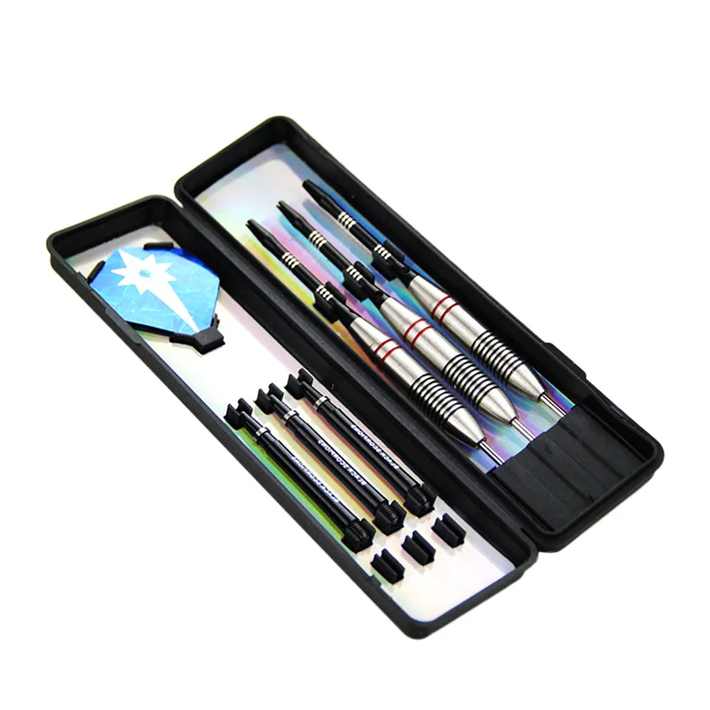 

Набор из 3 стальных дротиков с крутыми узорчатыми хвостовыми оперениями для индивидуальной настройки дротиков, для занятий спортом в помещении и на улице