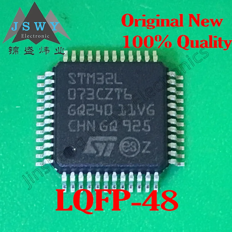 

(1-50PCS) STM32L073CZT6 ARM® Cortex®-M0+ 32-bit microcontroller IC, 192KB flash, 20KB RAM, LQFP-48 package New original In stock