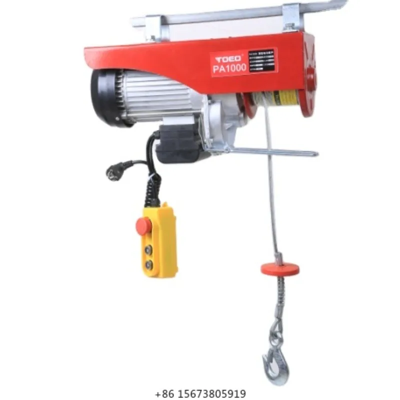 Wholesale Price Mini Electric Winch Wire Rope Hoist Good Price PA1000