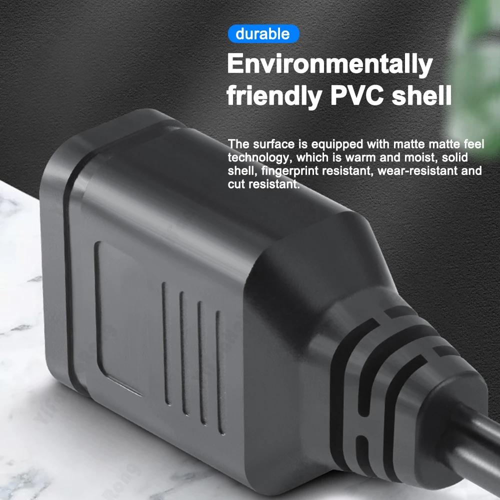 Splitter 2-in-1-Netzwerkkabelanschluss Zwei-Wege-RJ45-LAN-Ethernet-Adapter für Computer 1 bis 2 Verlängerung kabel