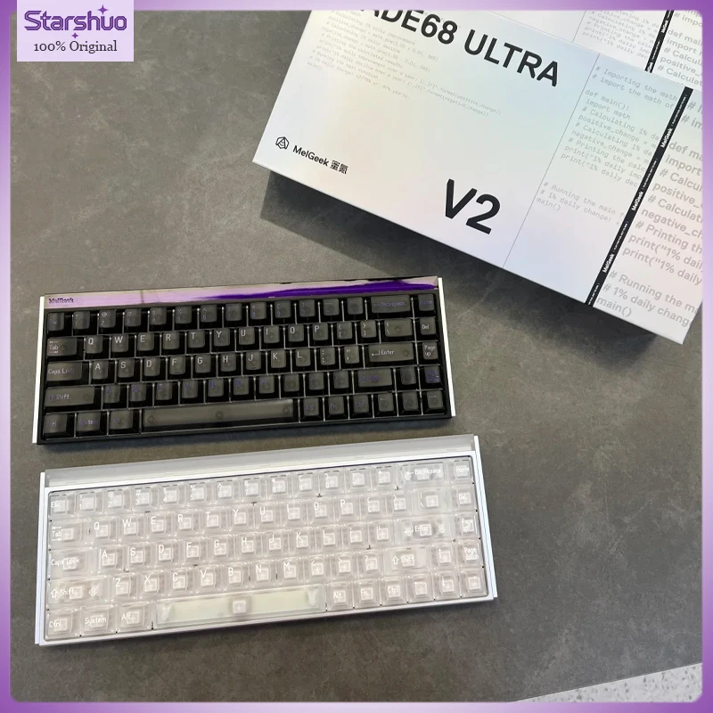 2026New melgeek MADE68 V2 ULTRA Star-level Magnetic Switch Keyboard All-aluminum body Professional Gaming Keyboard for Esports