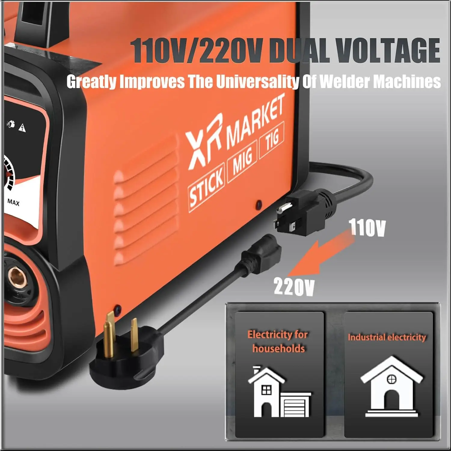 Imagem -02 - Portátil Soldador Mig com Dupla Tensão Máquina de Solda para Flux Core Soldador Mig Elevador Tig Vara Soldador 150amp 110v 220v em 1