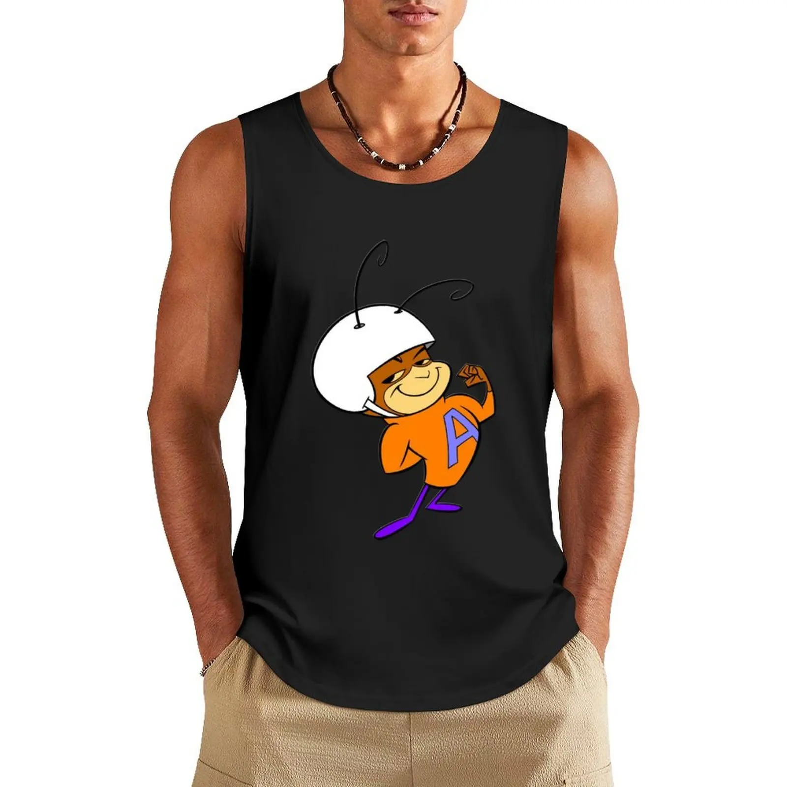 

Atom Ant pose Tank Top Short sleeve gym training accessories summer clothes man 2025