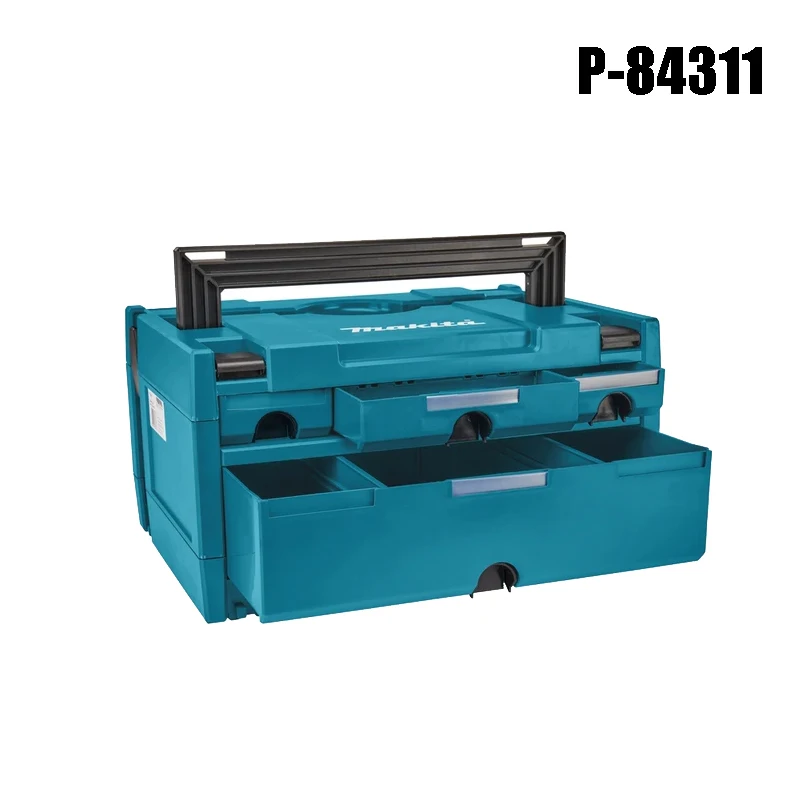 Makita P-84311 P-84349 P-84333 P-84327 Drawer Interlocking Box Stackable Storage A-60632 TR00000002 Wheelbarrow Flat Car Tools