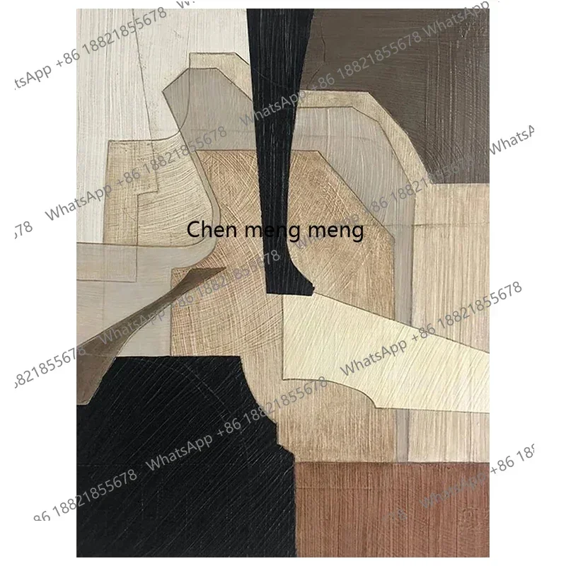 zA68Pure hand-painted oil painting abstract decoration living room hanging painting entrance modern atmosphere
