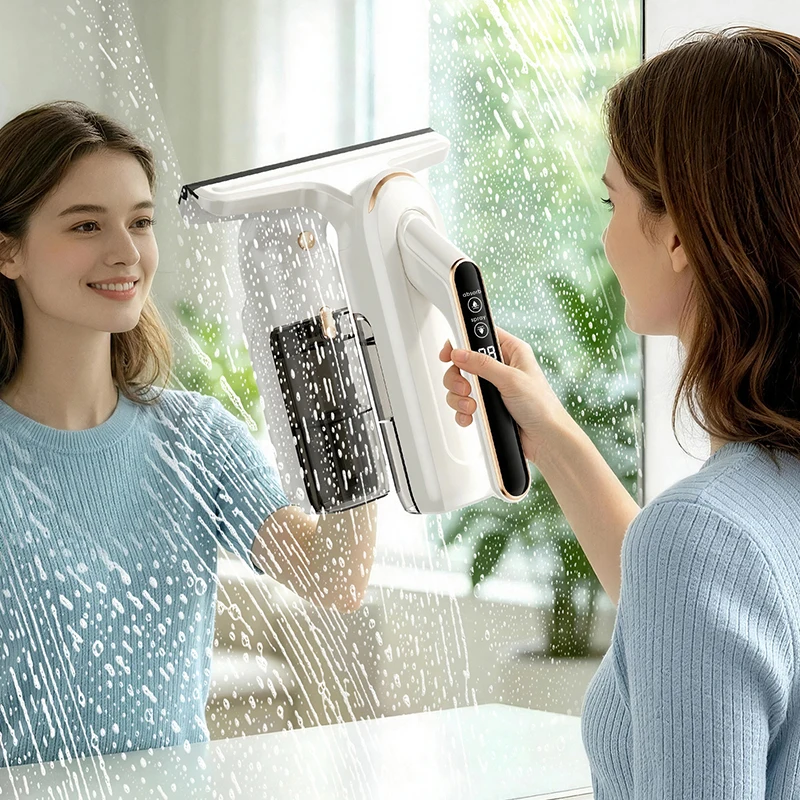 3 in 1 Electric Window Cleaner Multifunctional Automatic spray Handheld Wireless collection sewage Portable Glass Cleaning Tools