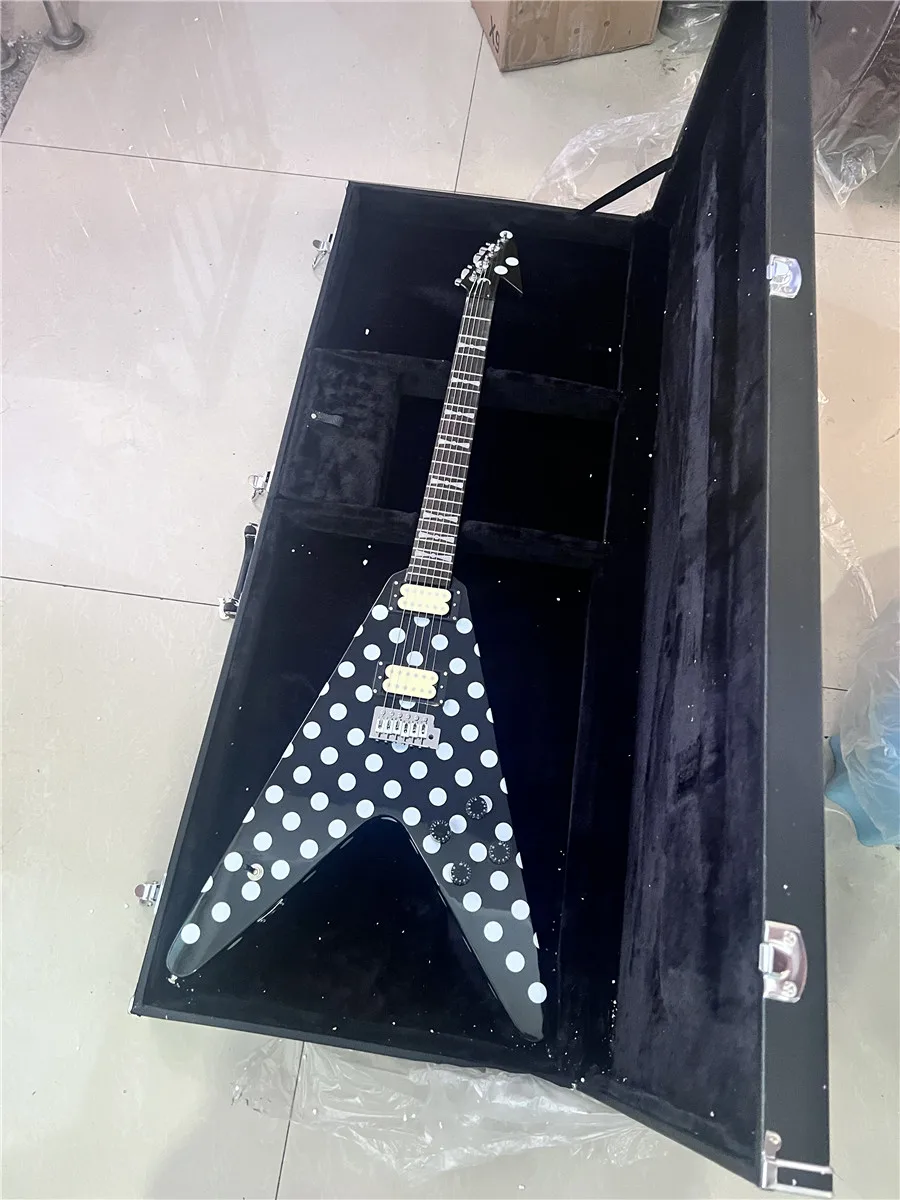 High quality custom Fork dovetail electric guitar case Hard case can be customized for free shipping