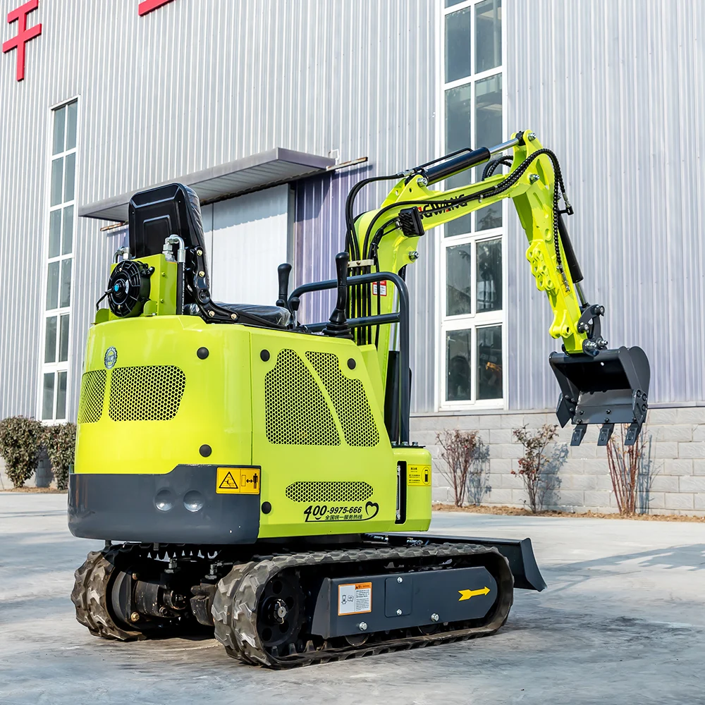 HW10-3E Electric Excavator Lithium Battery Mini Digger Environment Bagger For Home Garden Farm Machinery Equipment Customize
