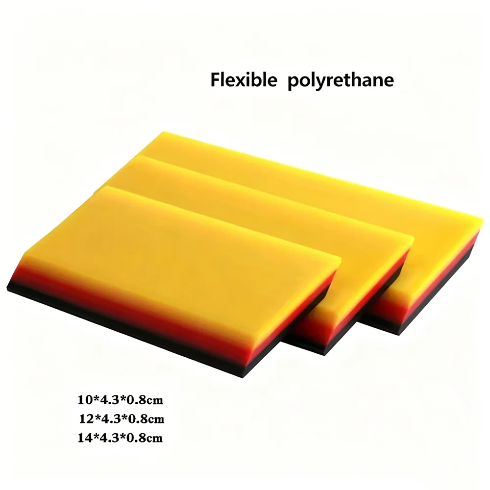 3 Pcs/Lot High Quality Double-layer TPU Scraper Car Window and Body Coloring Tool PPF Tool 3-piece Kit