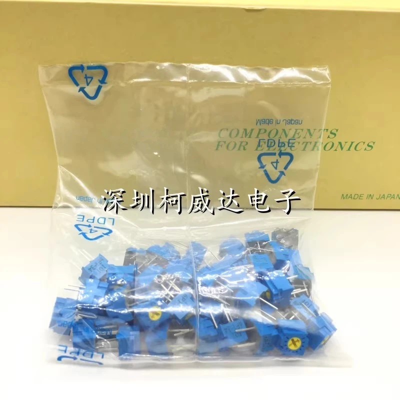 20Pcs/Original Japanese Precision Fine-tuning Potentiometer GF063P1-B101 Resistance 100 Ohm Adjustable Resistance Plug-in 3Pin