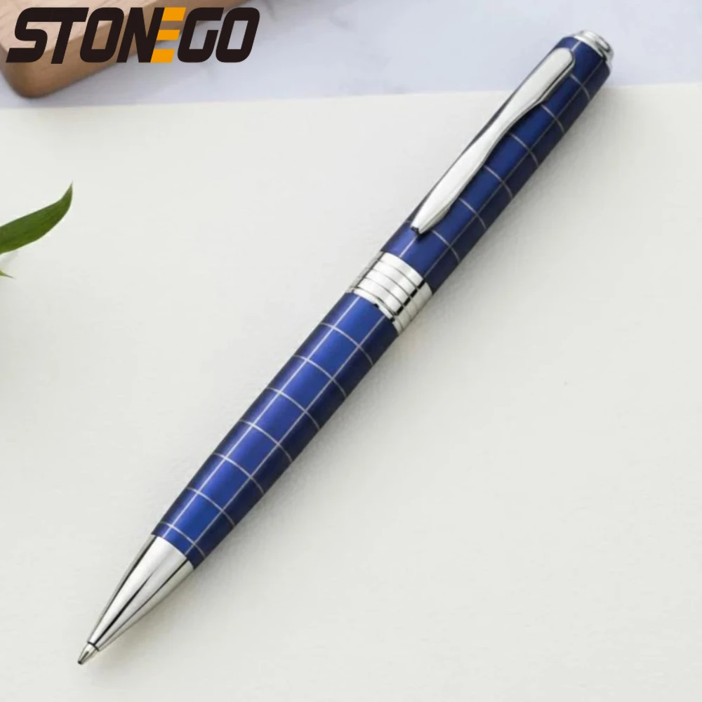 

Metal Ballpoint Pen 1mm Smooth Writing Premium Plating Retractable Pens Office School Supplies